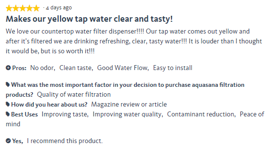 aquasana clean water machine filter